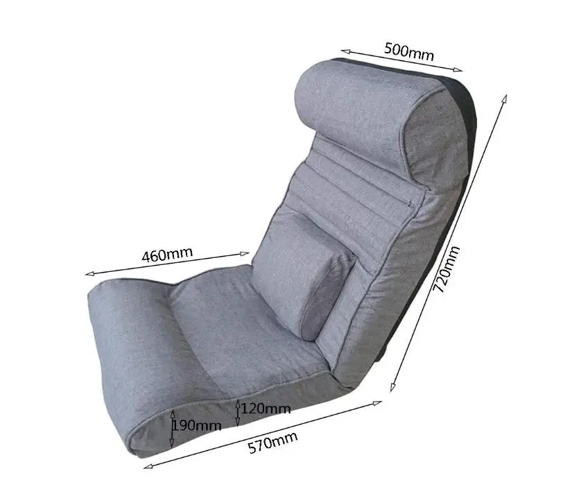 Складной напольный диван ленивый стул регулируемая спинка для общежития