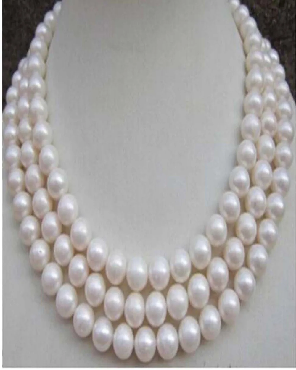 Колье из белого жемчуга 8-9 мм 50 дюймов | Украшения и аксессуары