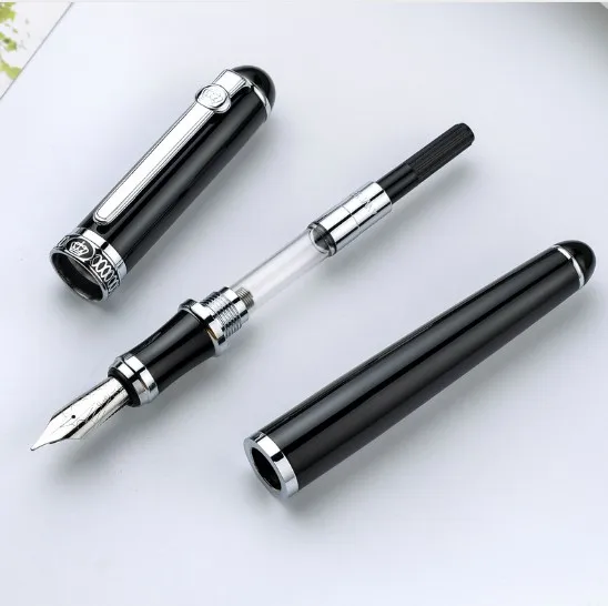 one pen Роскошные подарочные ручки набор Duke d2 гладкая черная металлическая авторучка 0,5 мм перо из иридия чернильные ручки для письма школьные принадлежности - Цвет: one pen