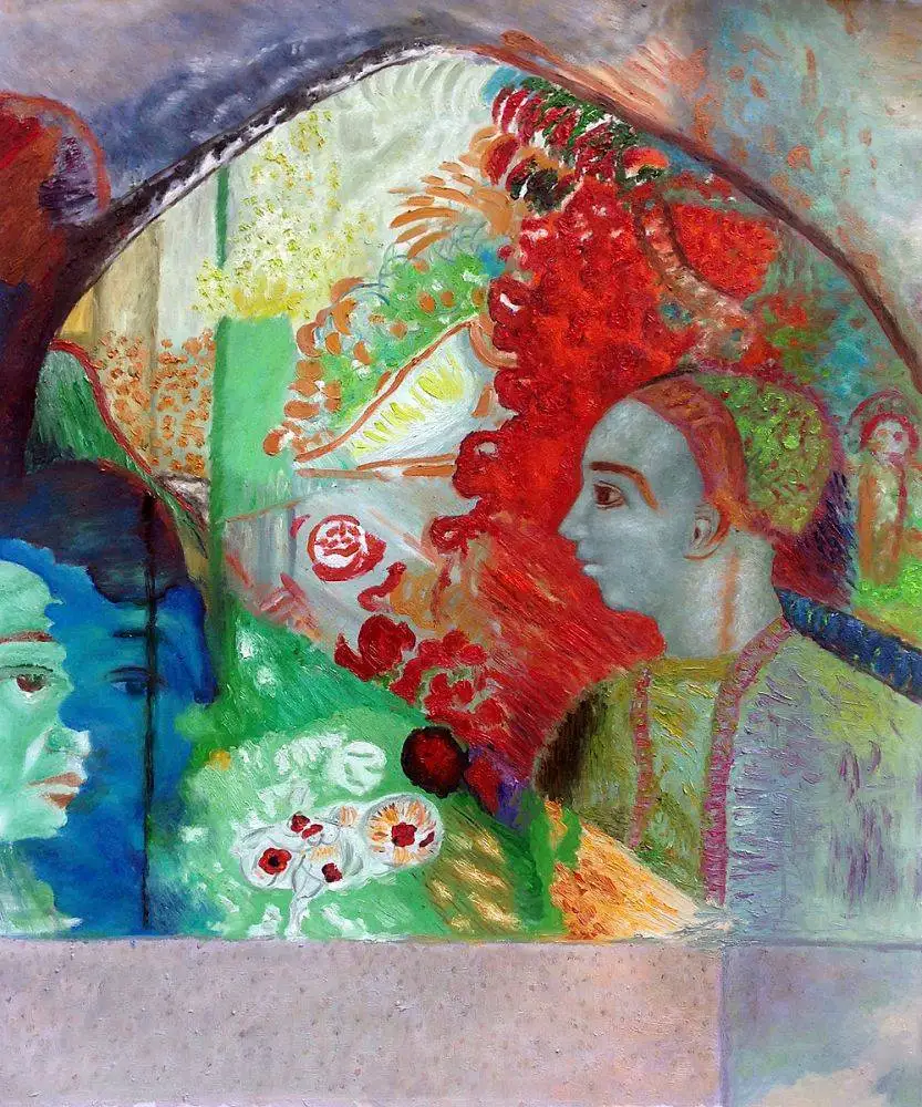 Ручная роспись домашний декор холст Картина маслом мечта от Odilon Redon известное