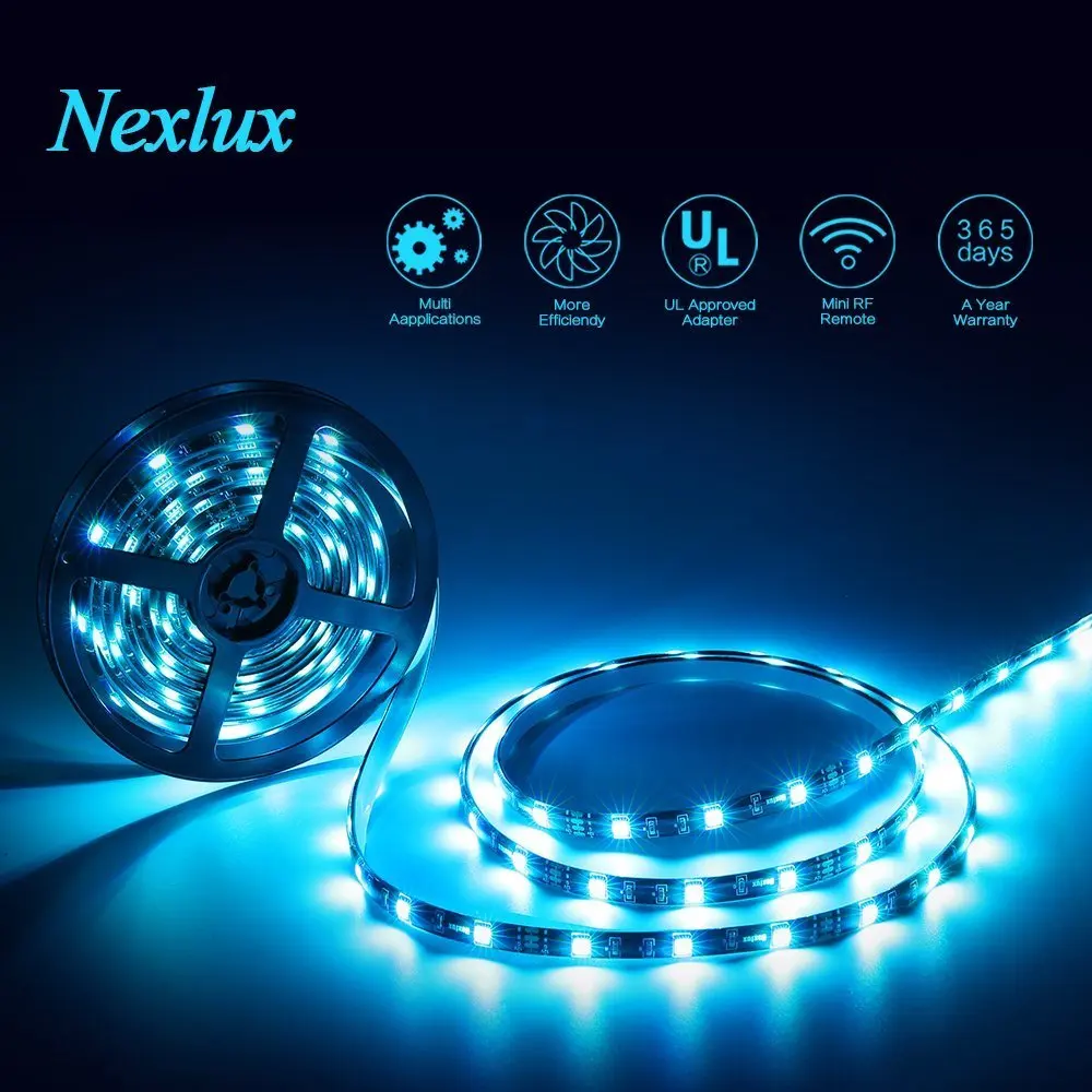WASEDA Светодиодная лента 5050 DC12V 60 светодиодный s/m гибкий светильник RGB RGBW RGBWW 300 s 5