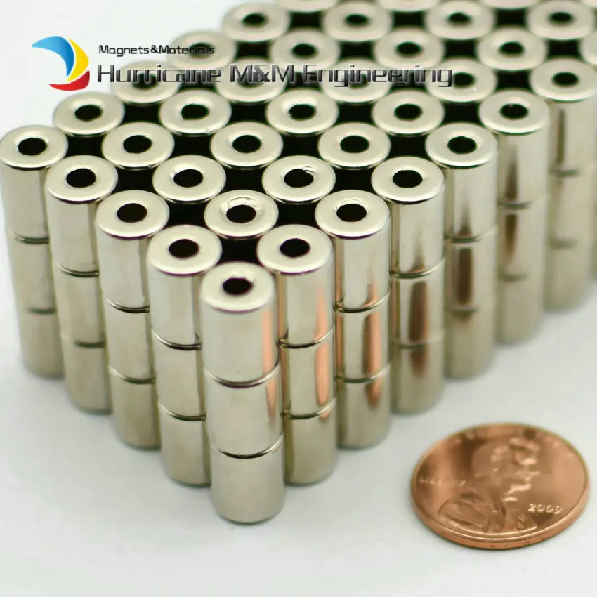 Diametrically NdFeB Magnet Ring Dia. 8x3x10 mm N42 Precision Neodymium Permanent Rare Earth | Обустройство дома