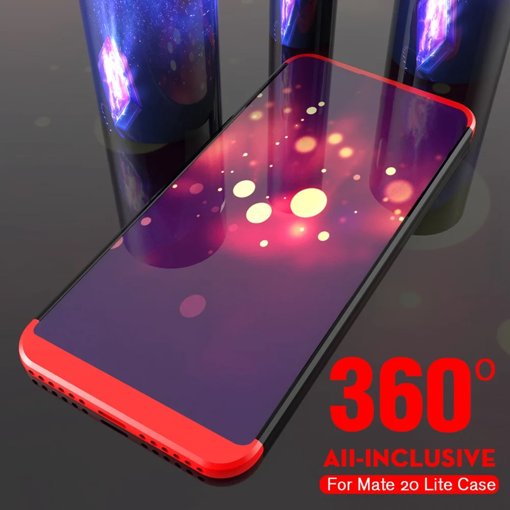 Phone Case For Huawei Mate 20 Pro Original Cover P20 Lite Luxury Coque Honor 8X Max Note 10 360 | Мобильные телефоны и