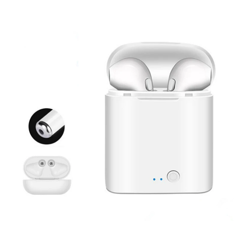 TWS беспроводные Bluetooth наушники стерео мини-гарнитура с микрофоном 120 мАч зарядная