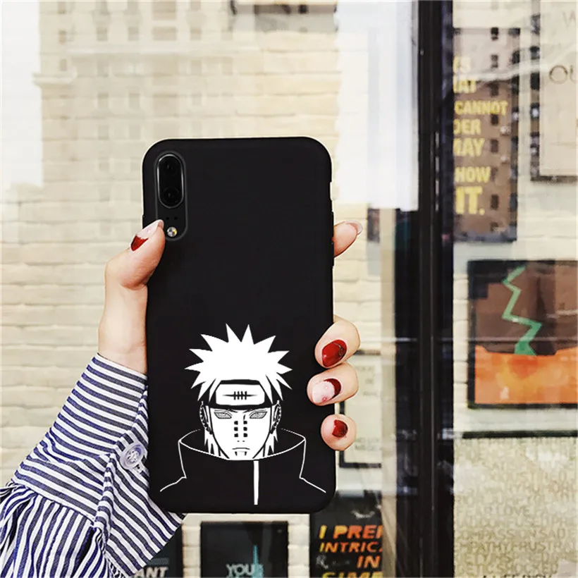 Наруто Акацуки клана облако символ Печатный чехол для iPhone 6 6S 7 8 plus X XR XS MAX для samsung galaxy s8 S7 edge - Цвет: 21041