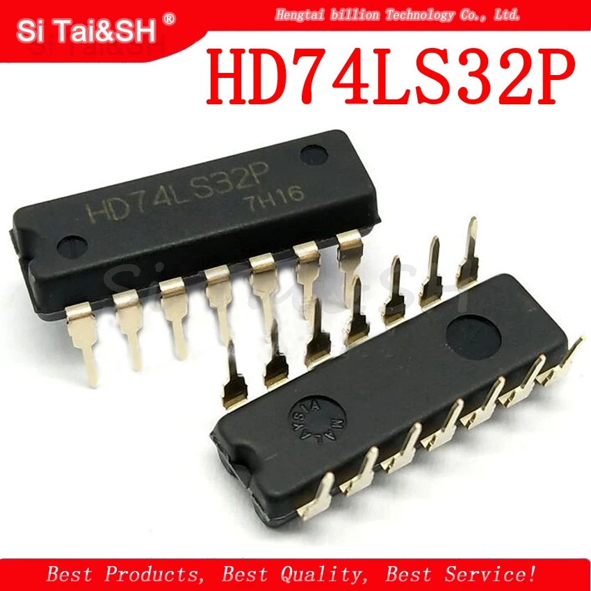 10 шт. HD74LS32P DIP14 HD74LS32 DIP SN74LS32N DIP-14 74LS32 новое и оригинальное IC