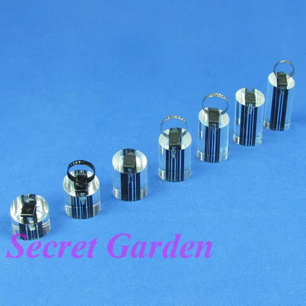 

Оптовая продажа, высокое качество, акриловое кольцо, держатель дисплея, 7 шт. в 1 комплекте 120709YB-RS02