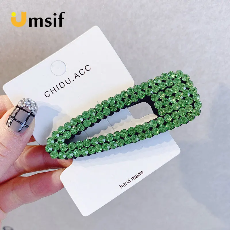 1 шт. модные красные стразы жемчужные заколки для волос женщин Элегантный