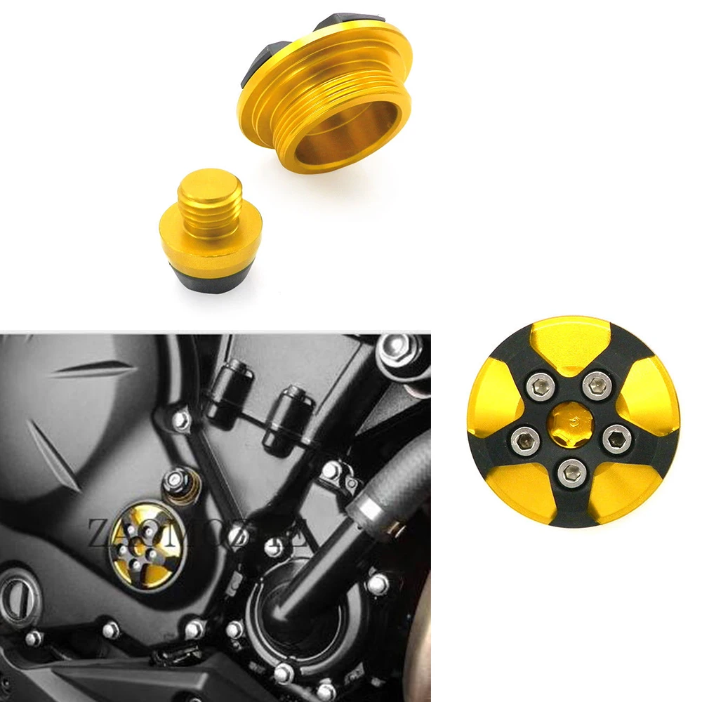 

CNC Engine Reservoir Cup Oil Filter Cover Cap Engine Plug for Kawasaki Ninja 400 650 VN650 Z650 ER-4F VN 650 Z 650 ER4F