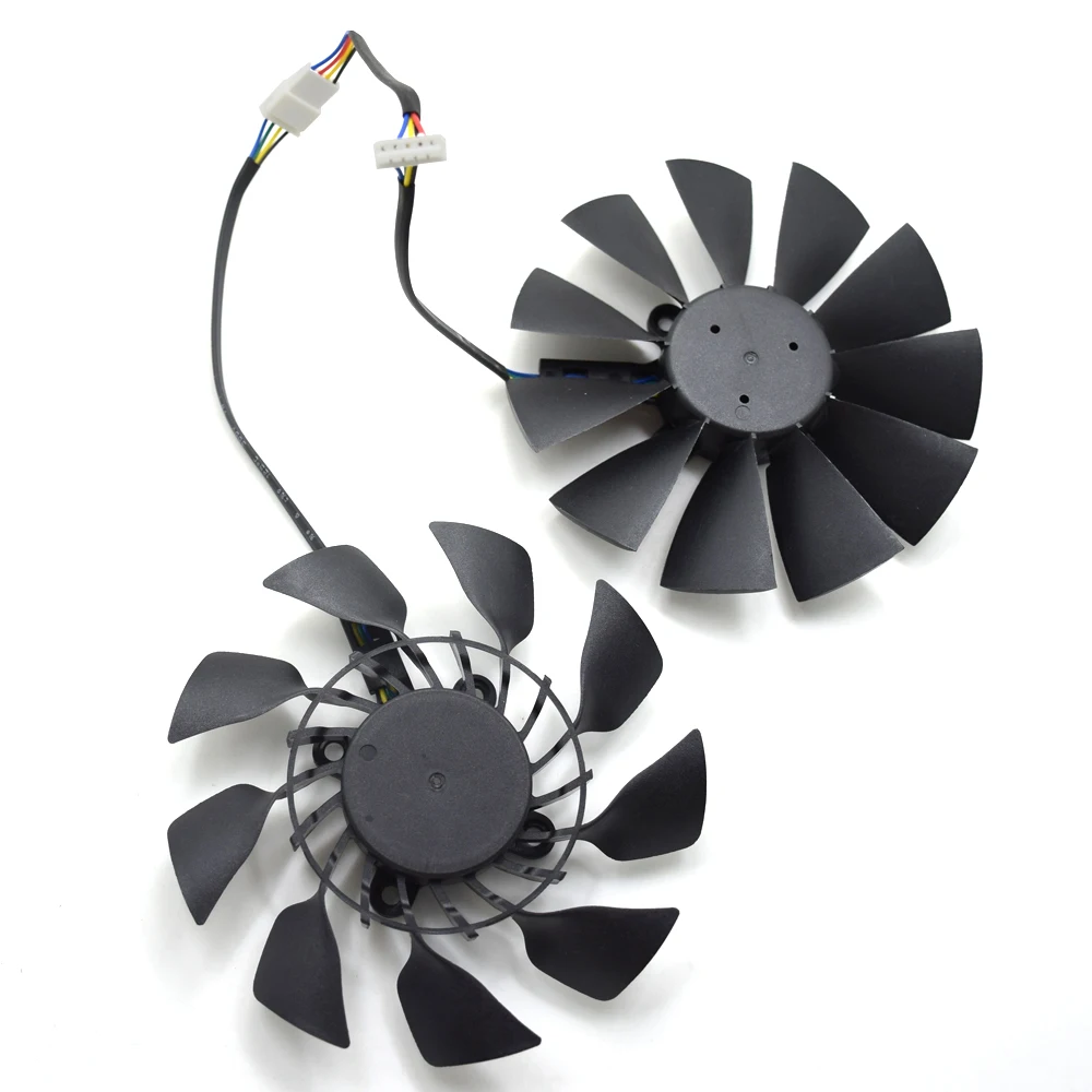 2 шт./лот кулер EVERFLOW T129215SU DC 12 В 0.5A 5Pin GPU VGA для видеокарты R9 390 /R9 390X|vga cooler fan|cooler faneverflow