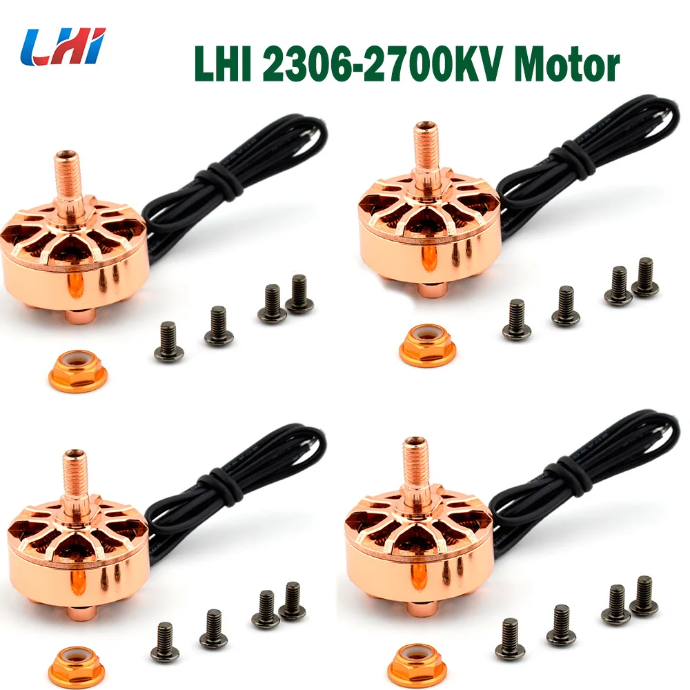 LHI Mr. Медь 2306 2700KV бесщеточный двигатель для FPV системы Дрон qav гоночный