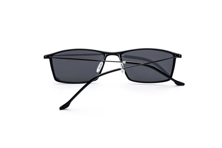 100% настоящий Титан ультралегкие поляризованные солнцезащитные очки без оправы