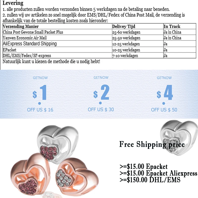 

HPXmas Wholesale 5pcs/lot Heart Basic Spacer Beads Micro Pave Cubic Zirconia DIY Metal Copper Spacer Beads