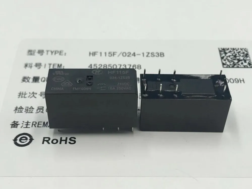 HF115F 024 1ZS3B реле мощности 16a 250 В переменного тока 8 контактов эквивалент 881 1CC F C 24VDC