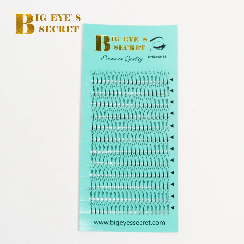 Большой секретный глаз накладные ресницы 2D Ручной работы готовые веерные