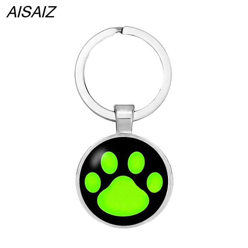 Fashion Key chain glass Circle Animal Keychain for Girls Cat necklace Sole Anime Jewelry Christmas gift | Украшения и аксессуары