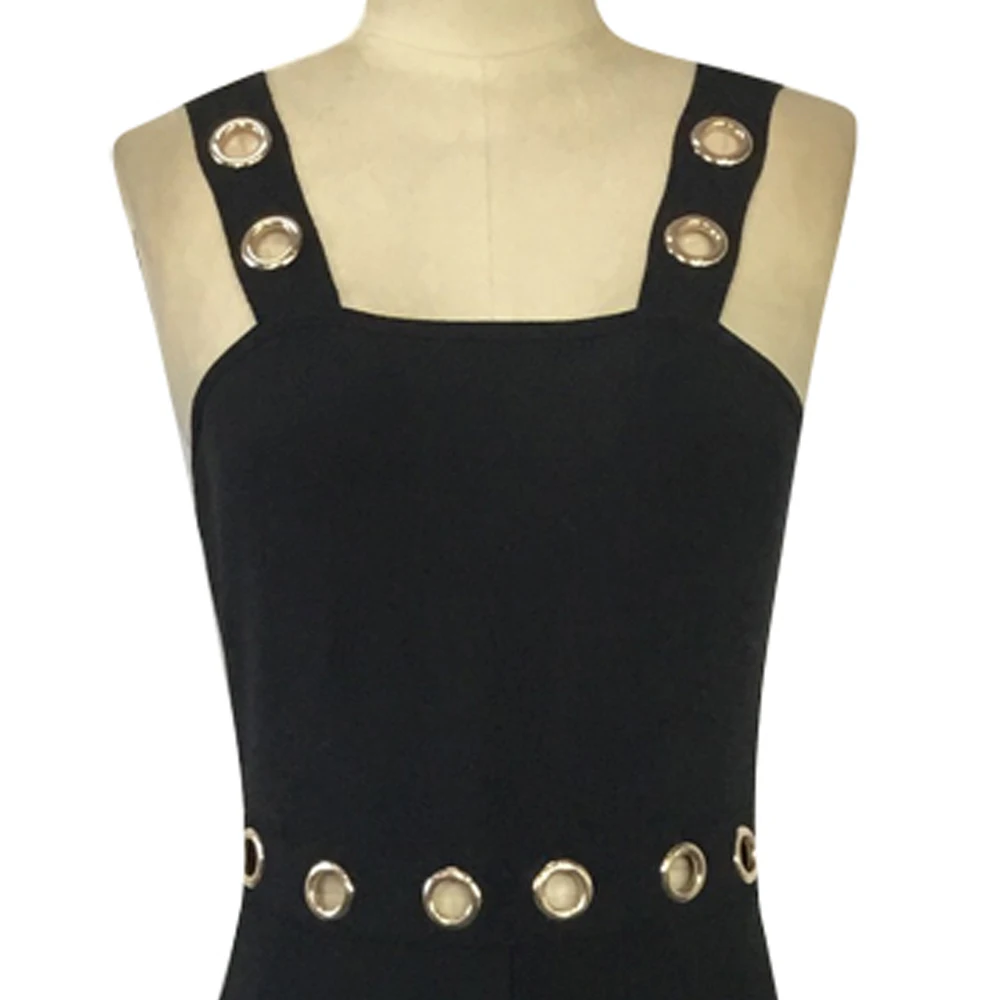 KAOUYOU 2019 Новый утягивающий комбинезон черный сексуальный выдалбливают Спагетти