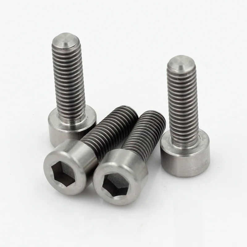 4 шт. M6X20mm Gr.5 титан/Ti Болт шестигранный винт с внутренней шестигранной головкой