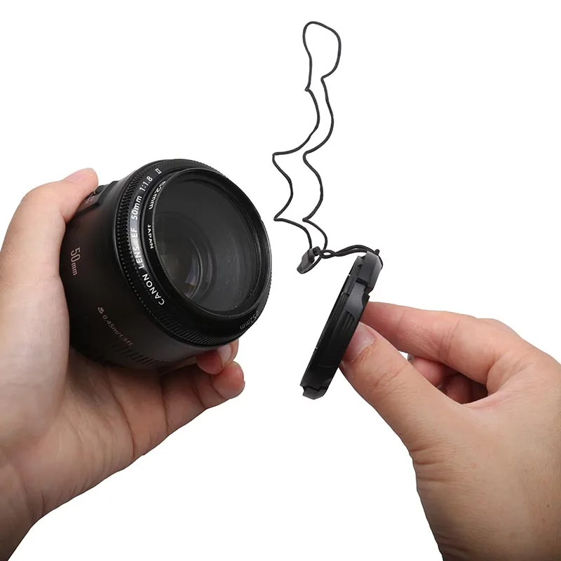 Защелкивающаяся крышка объектива защитная от пыли для nikon D3400 D3300 D5600 D5500 SONY A65 A58 A57