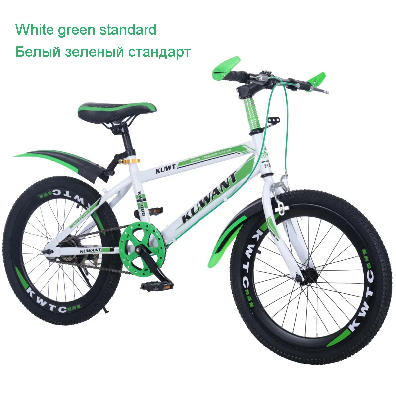 single speed WG Новая детская горный велосипед 18/20/22/24 дюймов для мальчиков и девочек велосипед единой скорости и 7-ступенчатой Высокоуглеродистая сталь детский велосипед - Цвет: single speed WG
