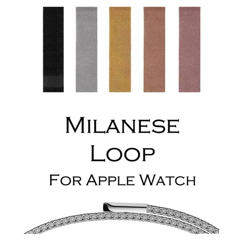 Магнитный ремешок из нержавеющей стали для apple watch series 3/2/1 часов iwatch 42 мм 38