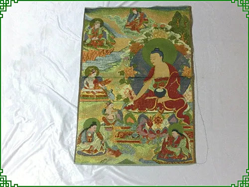 

Religious Thangka pharmacist seven Buddha collection crafts.