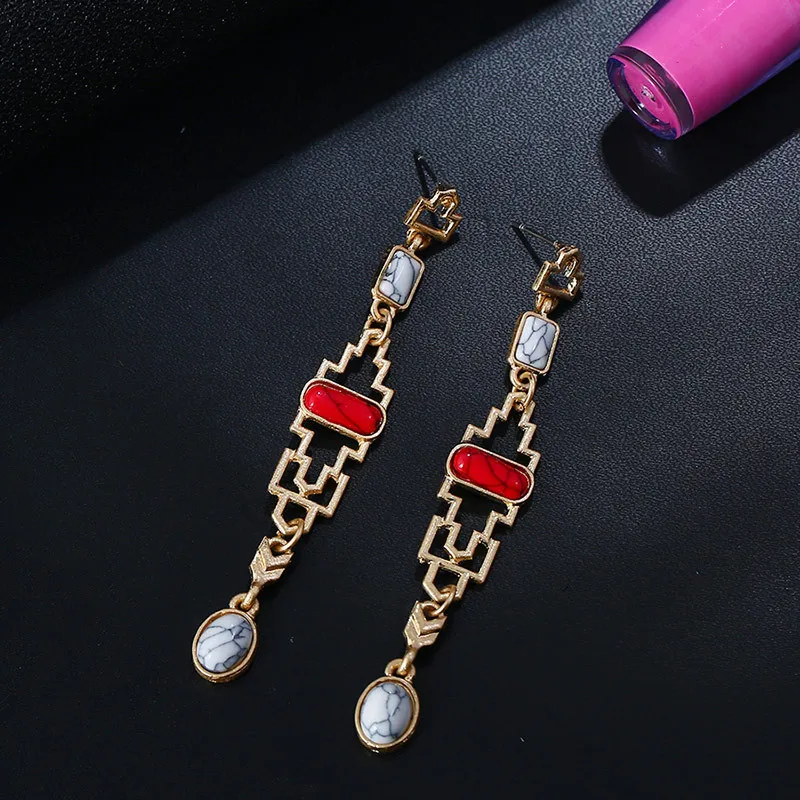 Винтажные длинные нарядные серьги с кисточками для женщин эффектные висячие на