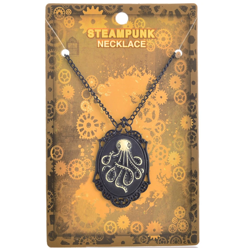 DoreenBeads модное ожерелье с подвеской в стиле стимпанк черная цепочка цепочкой