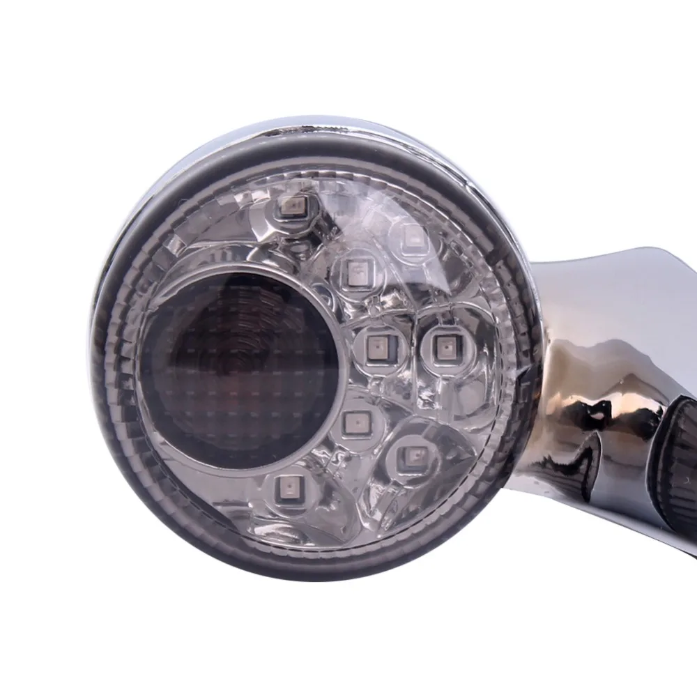 Chrome Motorcycle Smoke Rear LED Brake Light Turn Signal Bar For Harley Touring Street Road Glide 2010-2020 New |