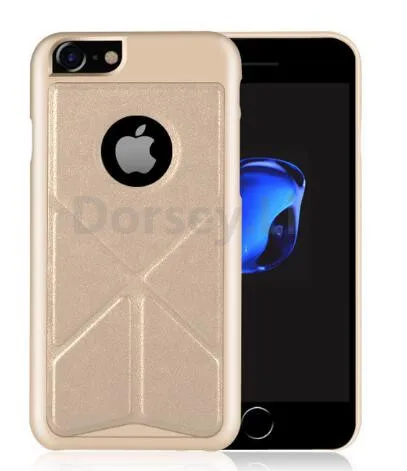 PC + PU кожаный чехол для iphone 6 6Plus 7 Plus складной Трансформатор держатель подставка
