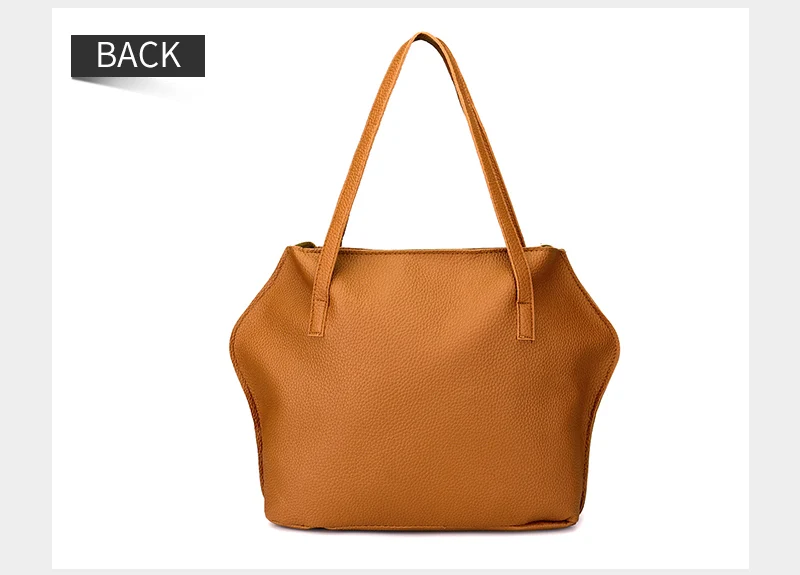 AEQUEEN 4pcs Handbag And Purses Women's PU Leather Bag Female Shoulder Bags Large Capacity Tote Bag Set Clutch Card Holder Bolsa