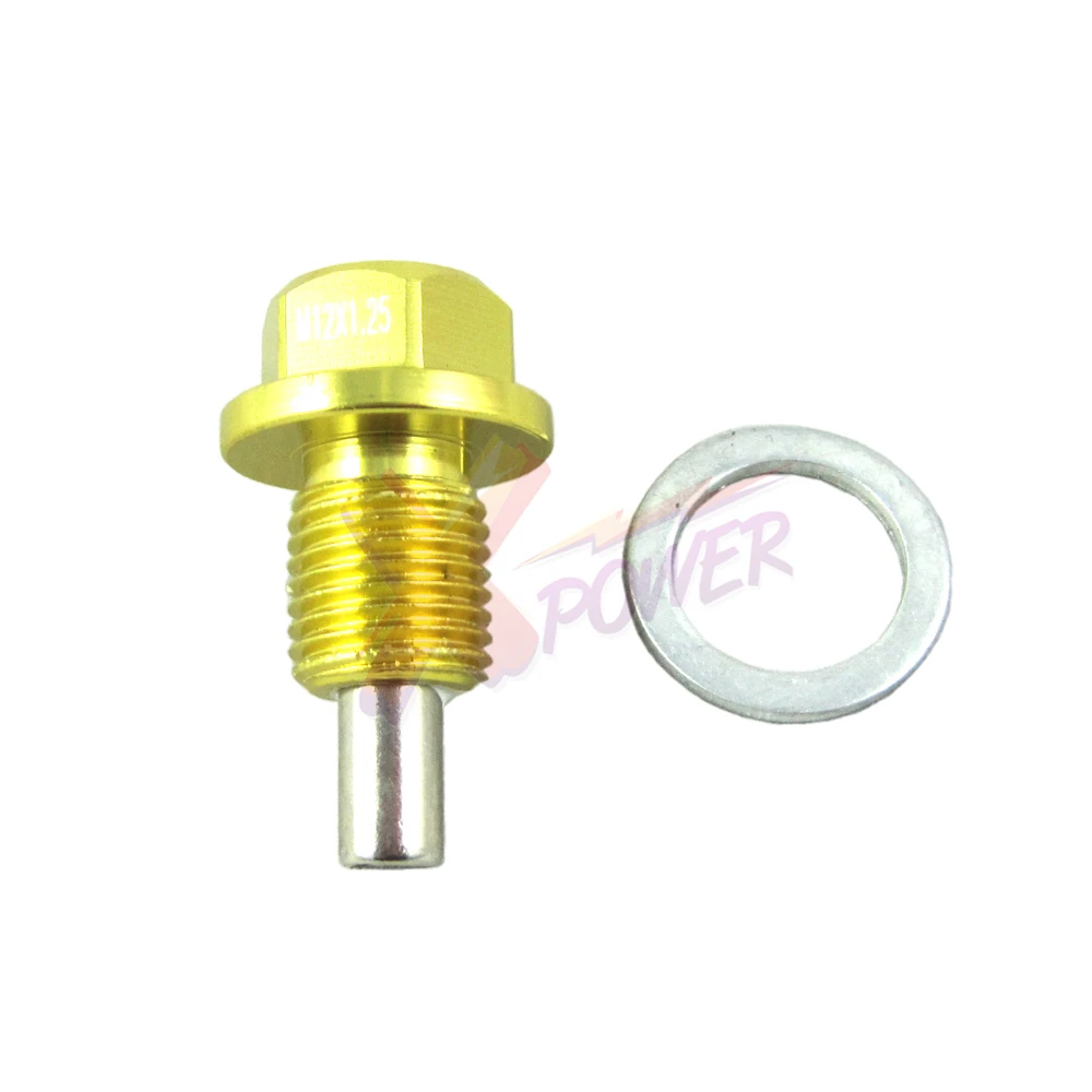 Xpower магнитный масляный поддон двигателя сливная вилка/болт с мойкой