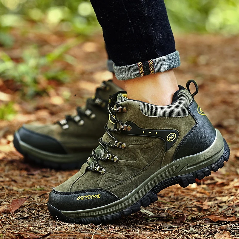 MANLI/Новинка Водонепроницаемая Обувь для пеших прогулок из искусственной кожи