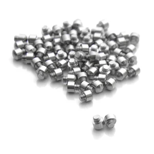 50 шт.лот ножницы бамперы детали глушителя нержавеющая сталь 3,0*0,5 мм ножницы для стрижки волос аксессуары глушитель