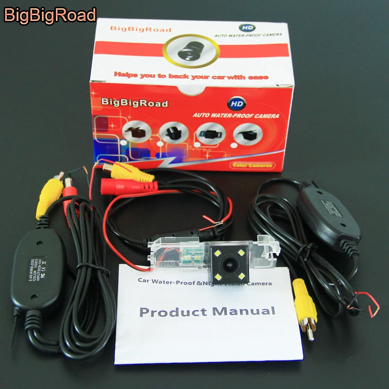 BigBigRoad For Volkswagen CC / Golf 4 5 7 Lamando BORA Amarok Robust 2010-2014 Wireless Camera Car Rear View | Автомобили и