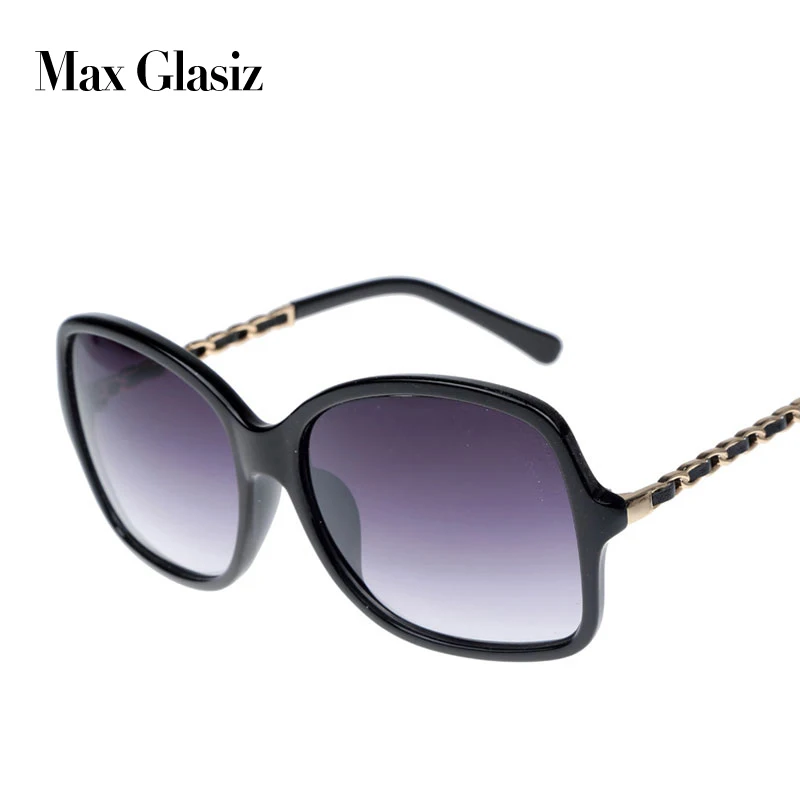 Женские солнцезащитные очки большие Овальные брендовые дизайнерские с