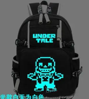 Новая игра Undertale рюкзак Sans Студенческая школьная сумка Bookbag Подростковая сумка для мальчиков и девочек рюкзаки для ноутбука дорожные сумки на плечо - Цвет: Undertale 12