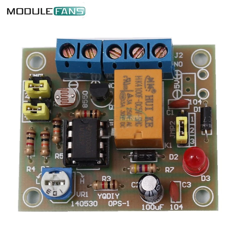 LM393 DIY светильник выключатель комплект Kit с 5V Реле электронная забавные триггер