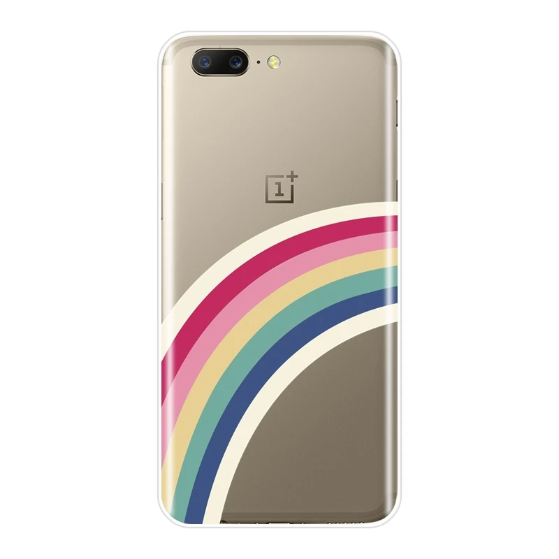 Задняя крышка для One Plus 3 3T 5T 6 6T Мягкий Силиконовый Забавный милый чехол телефона