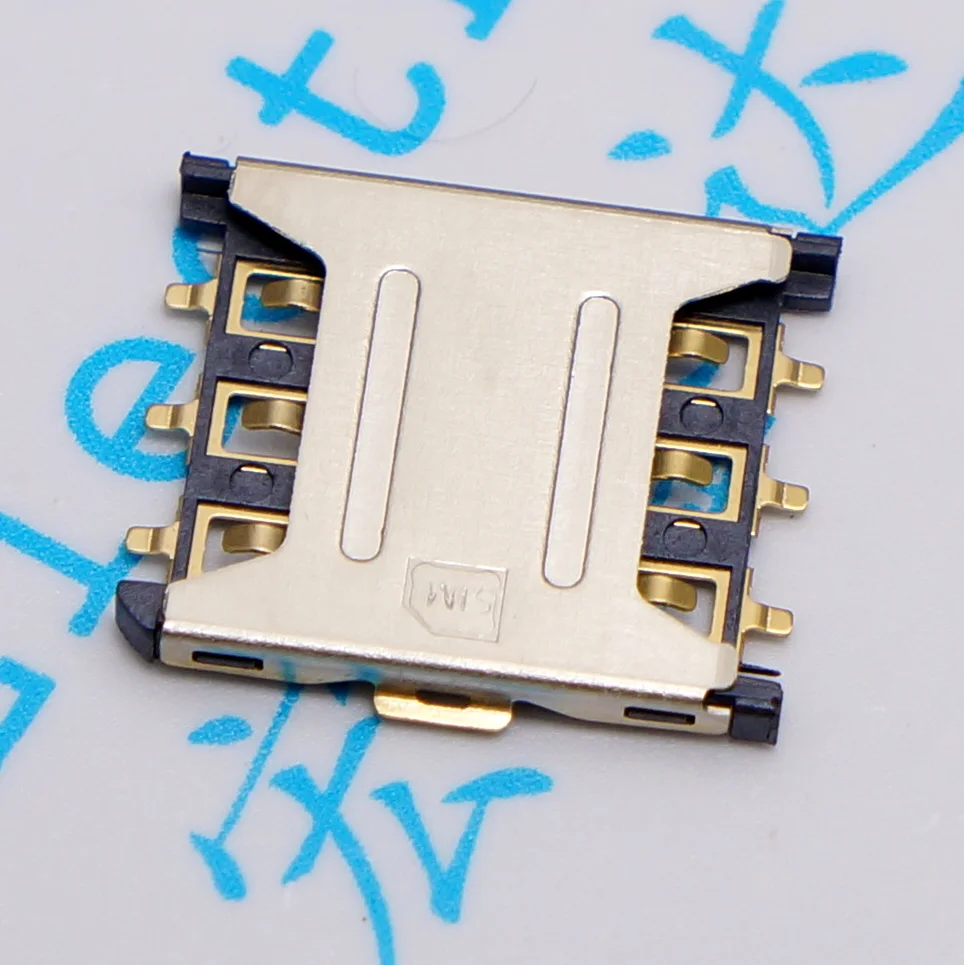10 шт./лот подключаемый Nano-Sim 6Pin мини микро держатель для карт мобильный телефон