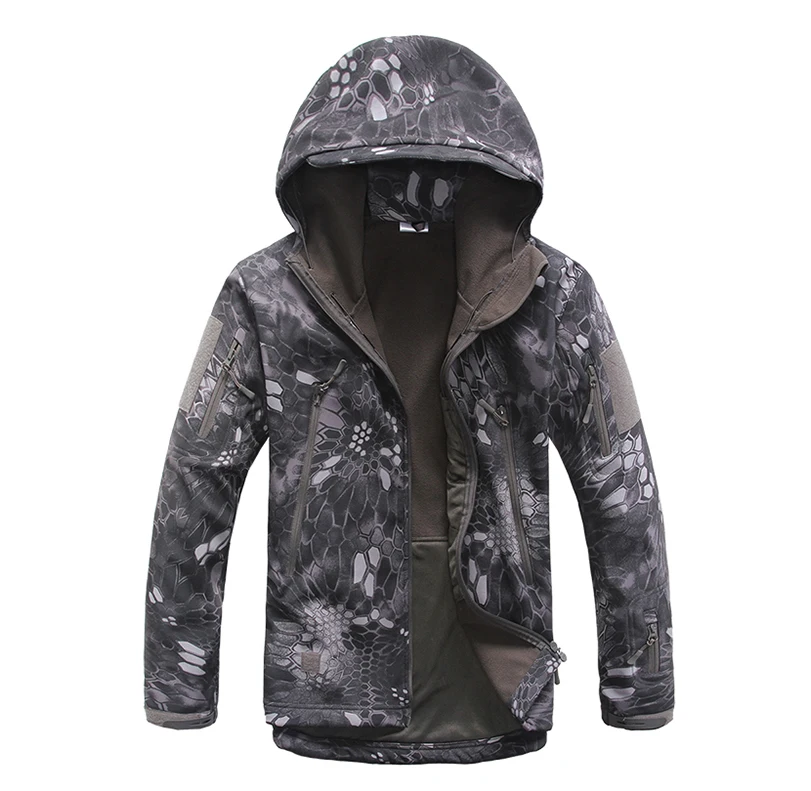 Refire gear новые тактические уличные камуфляжные куртки с капюшоном мужские мягкие оболочки пальто водонепроницаемая ветровка Спортивная походная верхняя одежда