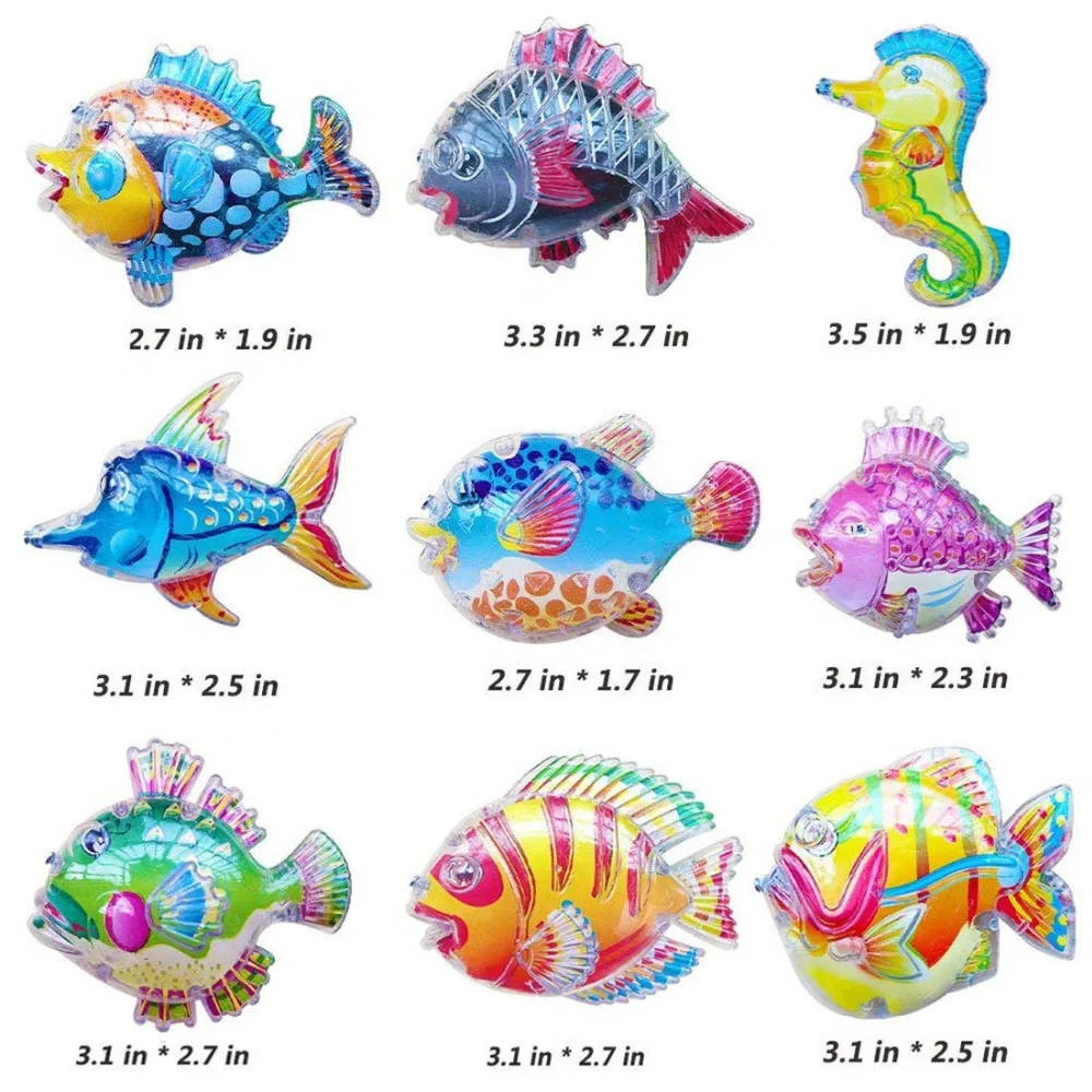 16 PCS Bath Toy Magnetic Fishing Games Floating in Bathtub Bathroom Pool Time for Boys Girls Toddler Child | Игрушки и хобби
