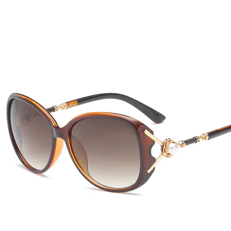 Женские солнцезащитные очки для вождения поляризационные в металлической