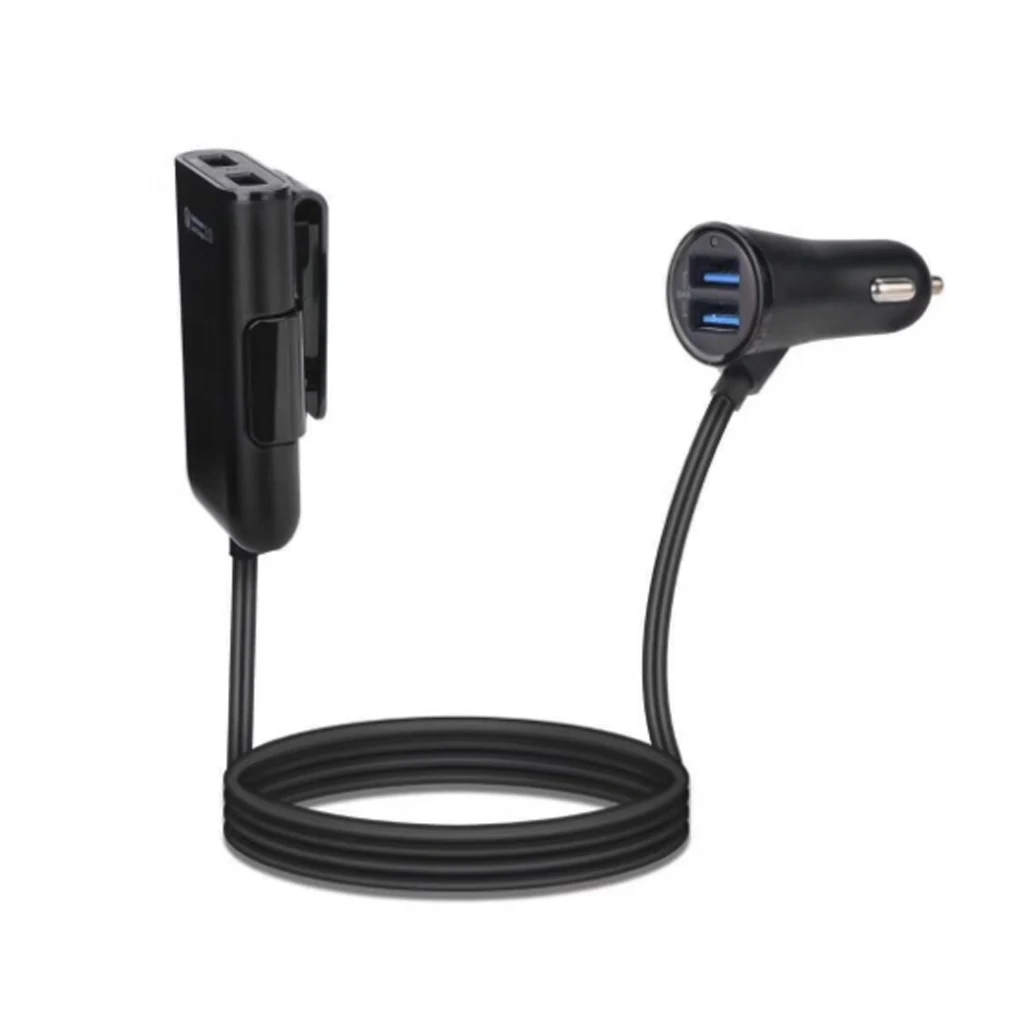 4 порта QC3.0 + 2.4A 3.1A USB Автомобильное зарядное устройство Универсальный Быстрый