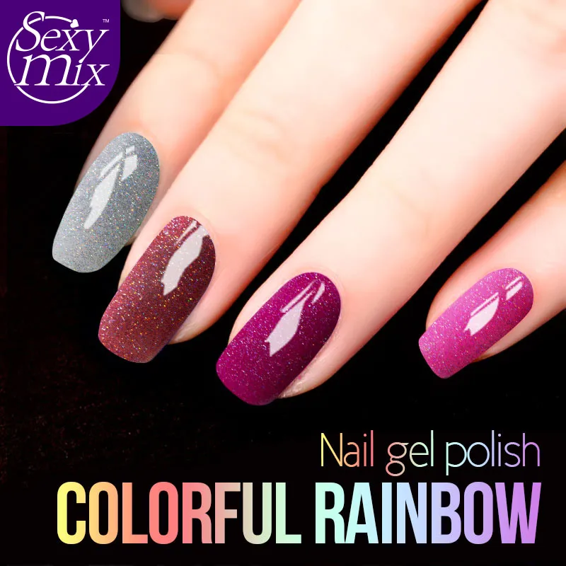 Сексуальное сочетание Профессиональный длительное блестящие неоновые uv гель