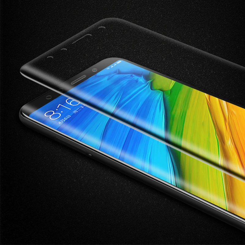 Полное покрытие экрана закаленное стекло для Xiaomi Redmi Note 7 5Plus 5 Global Protector стеклянная