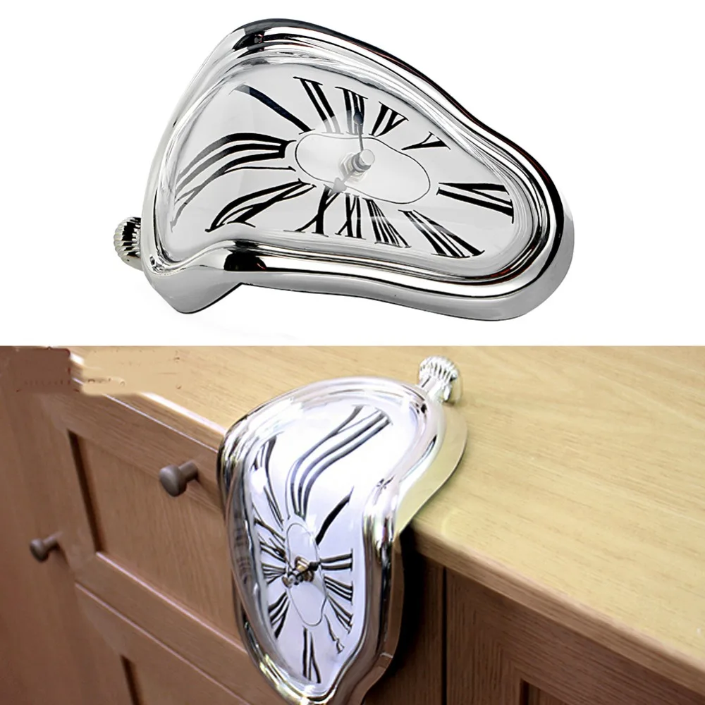 Распродажа креативные настенные часы с полкой Необычные варп для подарка другу