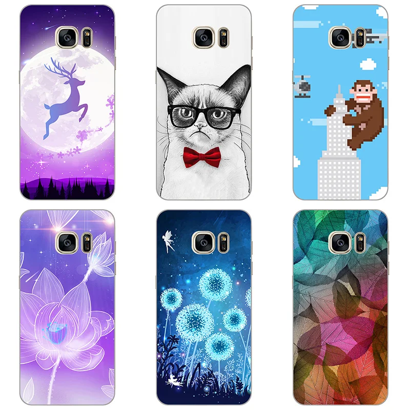 For Samsung Galaxy S7 G9300 G930F Case Hard Plastic Back Cover Cases Painting Abstract Coque Patterned Shell Skin |