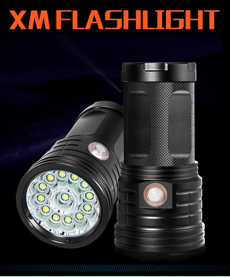 18 x Flashlig T6 светодиодный 3 режима вспышка светильник фонарь 4x18650 охотничья лампа светодиодный походный рабочий светильник Linterna Lanterna мощный A1