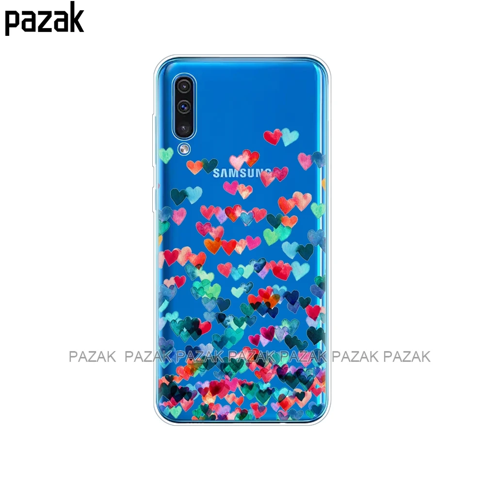 Чехол-бампер для Samsung Galaxy A50 Силиконовый ТПУ прозрачный чехол-накладка телефона